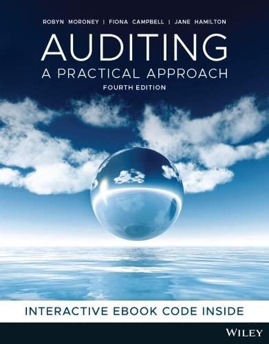 auditing a practical approach 4th edition robyn moroney, fiona campbell, jane hamilton 0730382648,