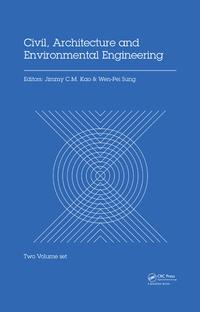 civil architecture and environmental engineering 1st edition jimmy c.m. kao, wen-pei sung 1138029858,