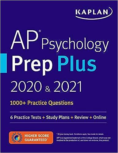 ap psychology prep plus 2020 and 2021 2021 edition kaplan test prep 1506259774, 978-1506259772