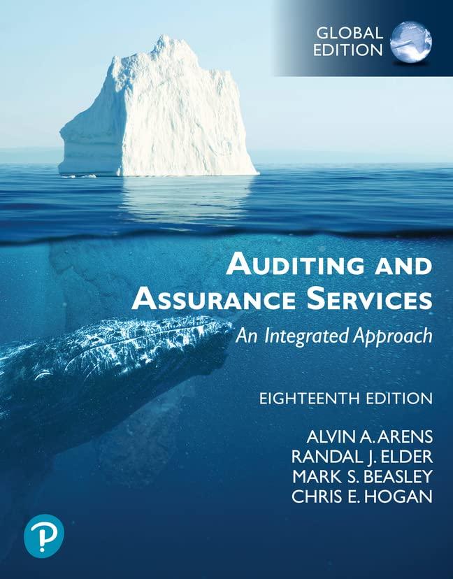 auditing and assurance services 18th global edition alvin a. arens . randal j. elder . mark s. beasley