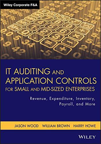 it auditing and application controls for small and mid sized enterprises revenue expenditure inventory