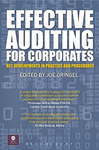 effective auditing for corporates ensuring that all the risks are covered 1st edition bloomsbury, joe oringel
