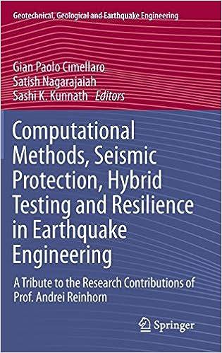 Computational Methods Seismic Protection Hybrid Testing And Resilience In Earthquake Engineering
