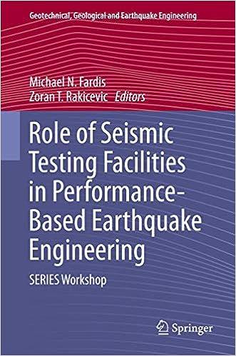 role of seismic testing facilities in performance based earthquake engineering geotechnical geological and