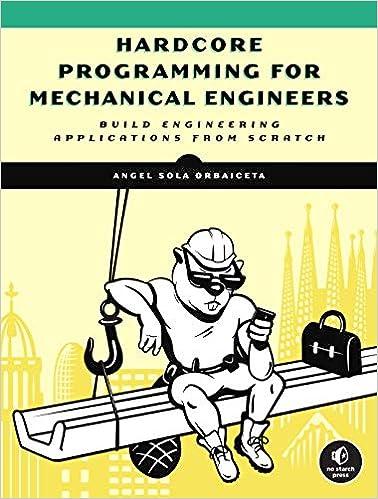 hardcore programming for mechanical engineers build engineering applications from scratch 1st edition angel