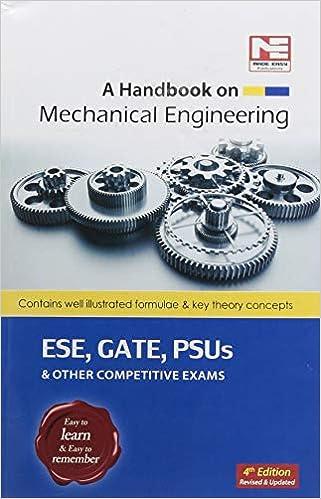 a handbook for mechanical engineering 1st edition made easy 935147125x, 978-9351471257