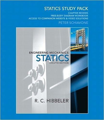 engineering mechanics statics study pack 12th edition r. c. hibbeler 0136091830, 978-0136091837