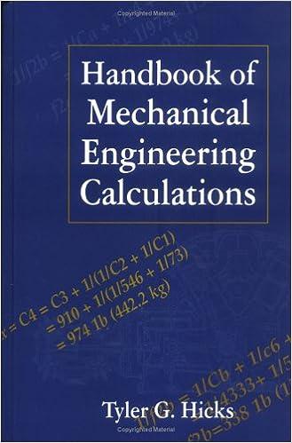 handbook of mechanical engineering calculations 1st edition tyler g. hicks 0070288135, 978-0070288133