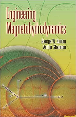 engineering magnetohydrodynamics 1st edition george w. sutton, arthur sherman 0486450325, 978-0486450322
