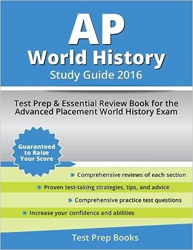ap world history study guide 2016 test prep and essential review book for the advanced placement world