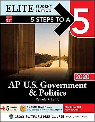 5 steps to a 5 ap us government and politics 2020 elite 2020 edition pamela lamb 1260454738, 978-1260454734