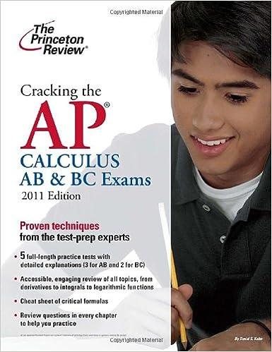 cracking the ap calculus ab and bc exams 2011 2011 edition princeton review 0375429883, 978-0375429880