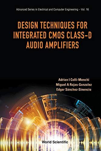 design techniques for integrated cmos class-d audio amplifiers 1st edition adrian israel colli-menchi