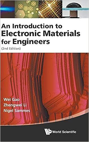 an introduction to electronic materials for engineers 2nd edition wei gao, zhengwei li, nigel sammes