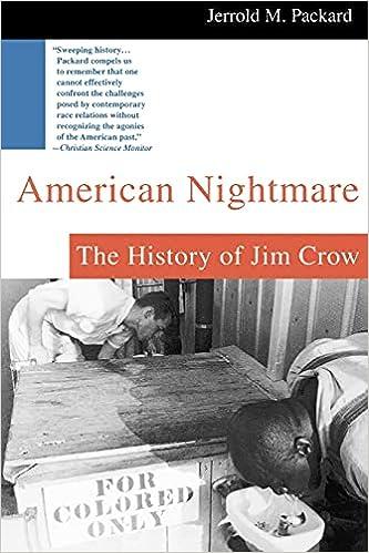 american nightmare the history of jim crow 1st edition jerrold m. packard, jerrold packard 031230241x,