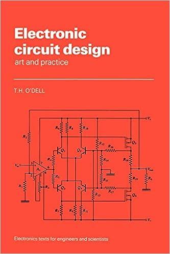 electronic circuit design art and practice 1st edition thomas henry o'dell 0521358582, 978-0521358583