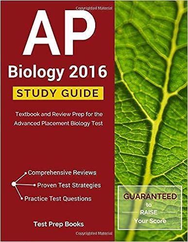 ap biology 2016 study guide textbook and review prep for the advanced placement biology test 2016 edition ap