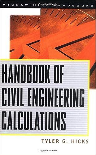 handbook of civil engineering calculations 1st edition tyler g. hicks 0070288143, 978-0070288140
