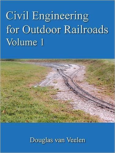 civil engineering for outdoor railroads volume 1 1st edition douglas van veelen 1420872230, 978-1420872231