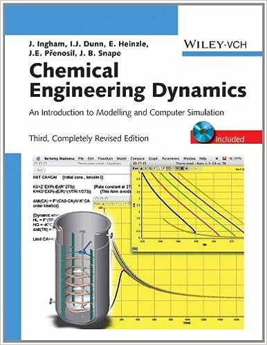 chemical engineering dynamics an introduction to modelling and computer simulation 3rd edition john ingham