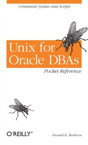 unix for oracle dbas pocket reference 1st edition donald burleson 0596000669, 978-0596000660