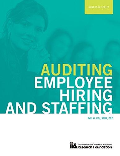 auditing employee hiring and staffing 1st edition kelli w. vito 0894137034, 978-0894137037