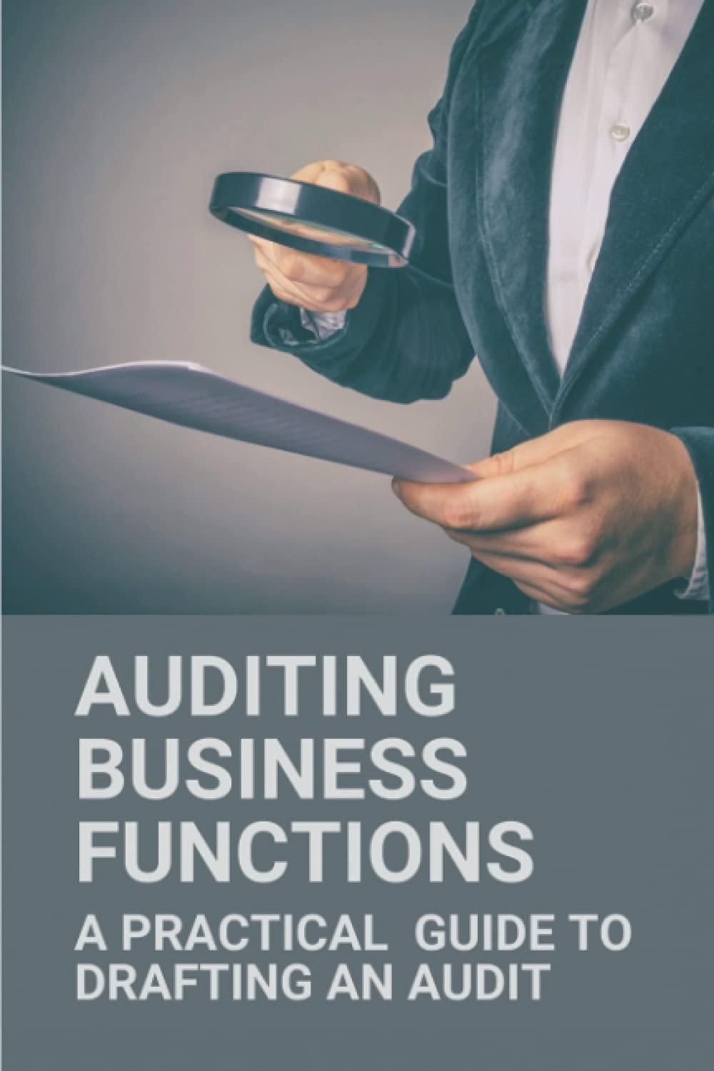 auditing business functions a practical guide to drafting an audit auditing and assurance services 1st