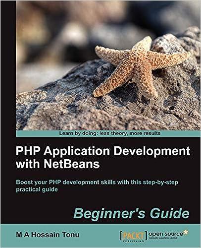php application development with netbeans beginners guide 1st edition m a hossain tonu 1849515808,