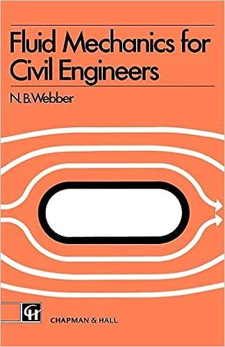 fluid mechanics for civil engineers 1st edition n.b. webber 0412106000, 978-0412106002