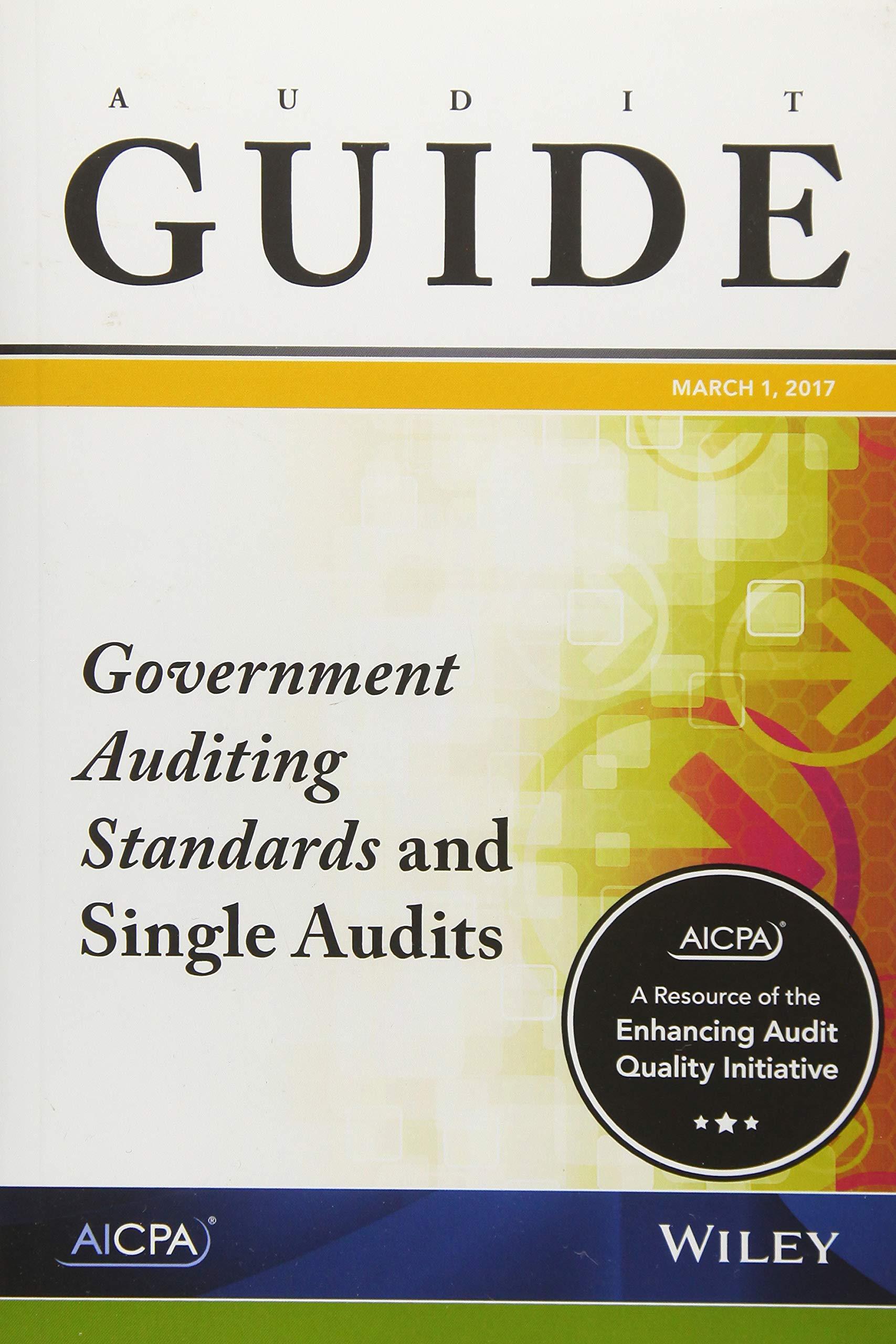 audit guide government auditing standards and single audits 1st edition aicpa 1945498447, 978-1945498442