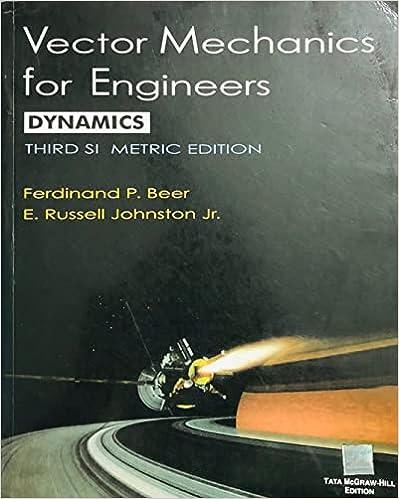 vector mechanics for engineers and dynamics 3rd edition ferdinand pierre beer 0070042772, 978-0070042773