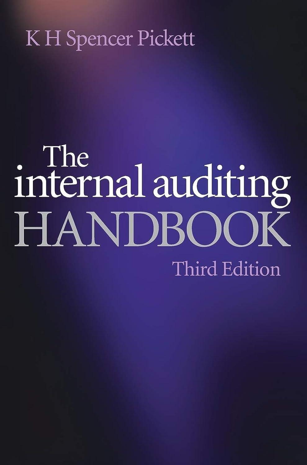 the internal auditing handbook 3rd edition k. h. spencer pickett 0470518715, 978-0470518717
