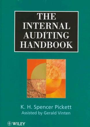 the internal auditing handbook 1st edition k. h. spencer pickett 0471969117, 978-0471969112