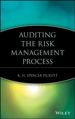 auditing the risk management process 1st edition k. h. spencer pickett 0471690538, 978-0471690535