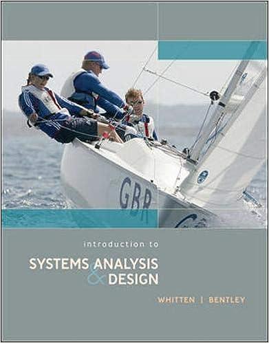 introduction to systems analysis and  design 1st edition jeffrey whitten, lonnie bentley 007340294x,