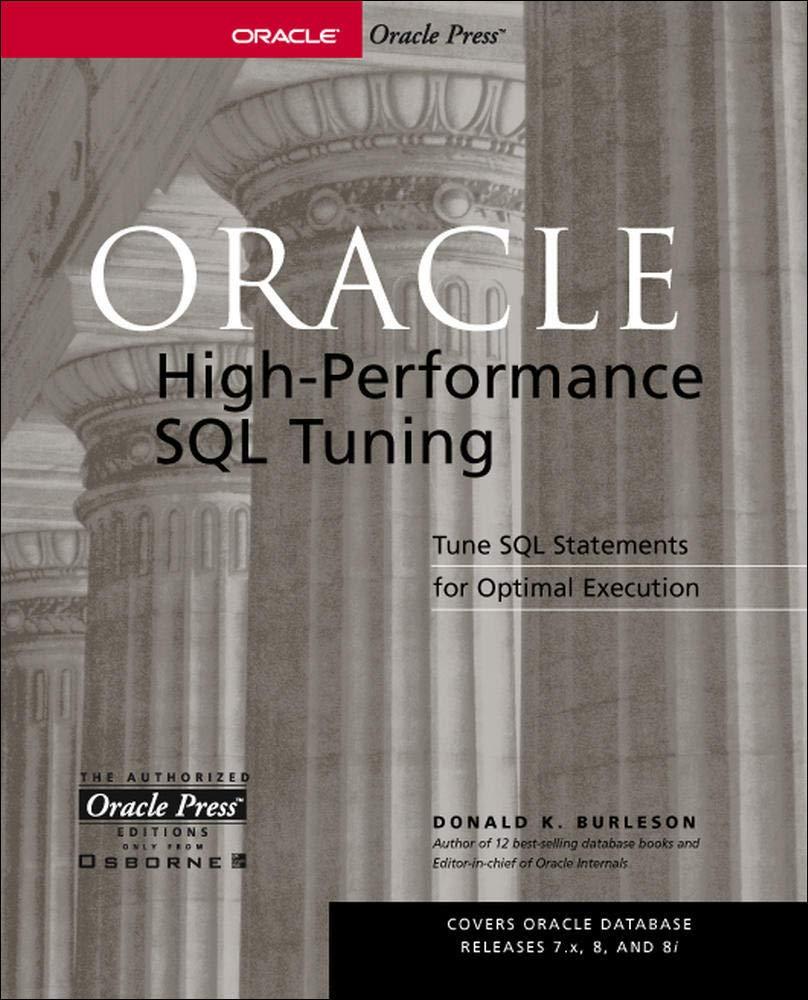 Oracle High Performance SQL Tuning