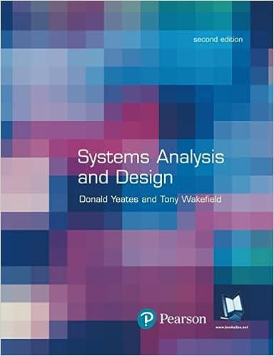 systems analysis and design 2nd edition donald yeates 0273655361, 978-0273655367