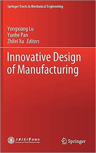 innovative design of manufacturing springer tracts in mechanical engineering 1st edition yongxiang lu, yunhe