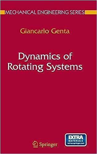 dynamics of rotating systems mechanical engineering series 1st edition giancarlo genta 0387209360,