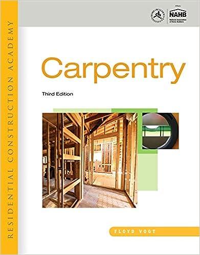 residential construction academy carpentry 3rd edition floyd vogt 1111308268, 978-1111308261