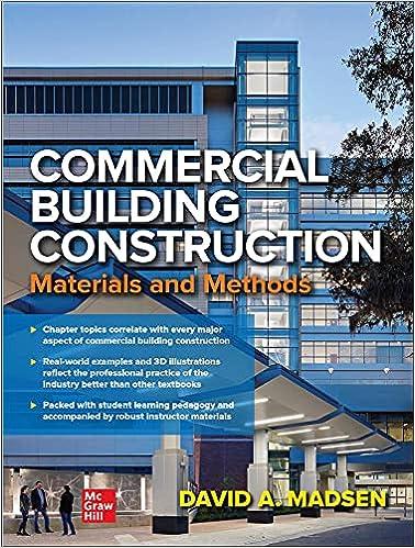 commercial building construction materials and methods 1st edition david madsen 1260460401, 978-1260460407
