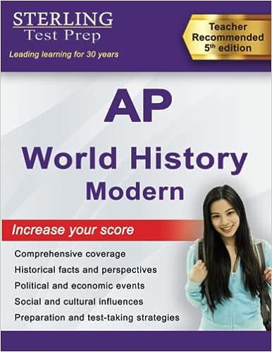 ap world history 1st edition sterling test prep 1947556371, 978-1947556379