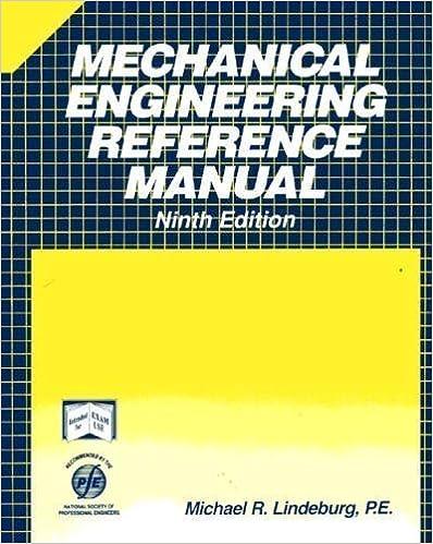 mechanical engineering reference manual 9th edition michael r. lindeburg 0912045175, 978-0912045177