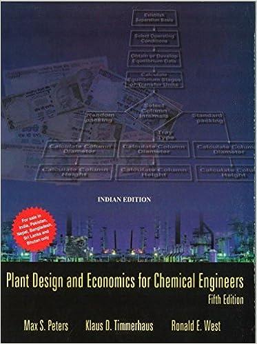 plant design and economics for chemical engineers 5th edition max peters 125900211x, 978-1259002113