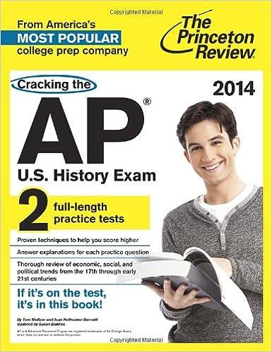 cracking the ap us history exam 2 full length practice tests 1st edition princeton review 030794624x,