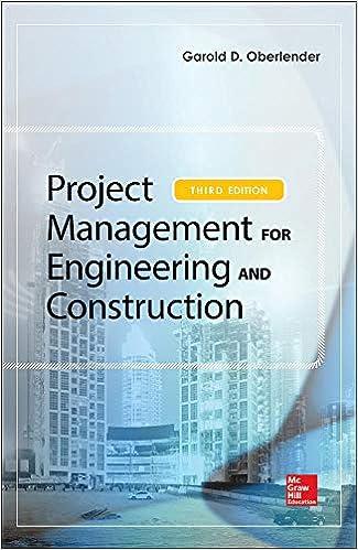 project management for engineering and construction 3rd edition garold d. oberlender 978-0071822312