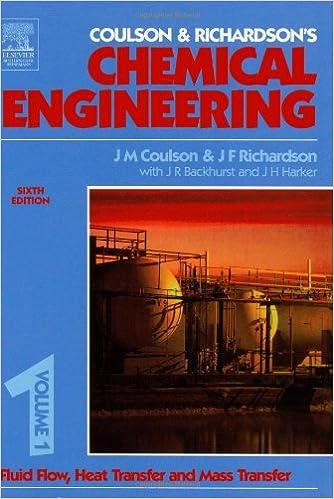 coulson and richardsons chemical engineering fluid flow heat transfer and mass transfer volume 1 6th edition