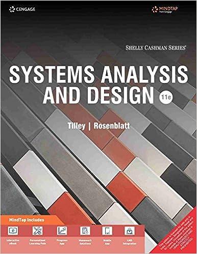 systems analysis and design 11th edition harry j. rosenblatt and scott tilley 9386650398, 978-9386650399