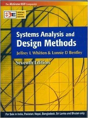 systems analysis and design methods 7th edition jeffery l whitten , lonnie d bentley 0070634173,