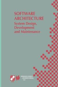 software architecture system design development and maintenance 1st edition jan bosch , morven gentleman, 